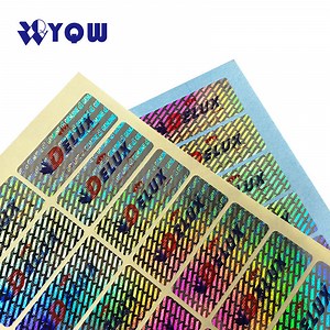 [Hot Item] Custom Reflection Rainbow Holographic Stickers Label, Adhesive Laser Prismatic Hologram Sticker