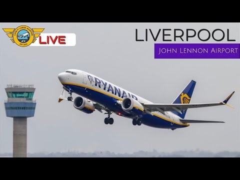 🔴LIVE🔴 Liverpool Airport (LPL) Plane Spotting **Airbus Beluga XL Fly Over 44m42s**