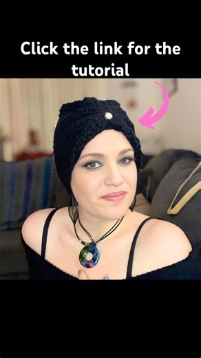 Would You Wear A 1960s Crochet Turban?? #crochet #vintage