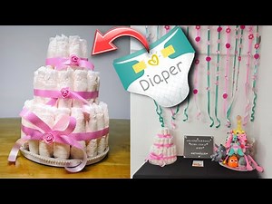 How to Make Diaper Tower | New Born Baby Gift Ideas