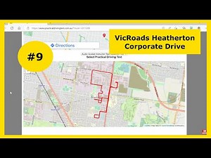 VicRoads Heatherton, Practical Driving Test with Audio Guide #9