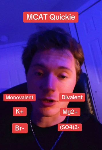 Monovalent vs Divalent Ions #mcat #mcatprep #chemistry #stem #ions