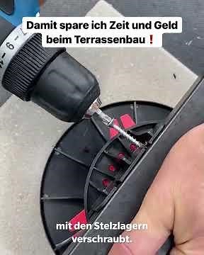 WPC-Terrassendielen auf myHarry Stelzlagern verlegen