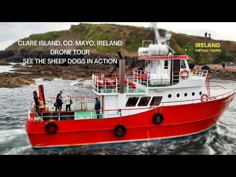 Clare Island Drone Tour & Bringing In The Sheep