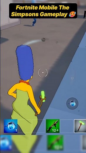 Fortnite Mobile New The Simpsons Springfield Season Gameplay