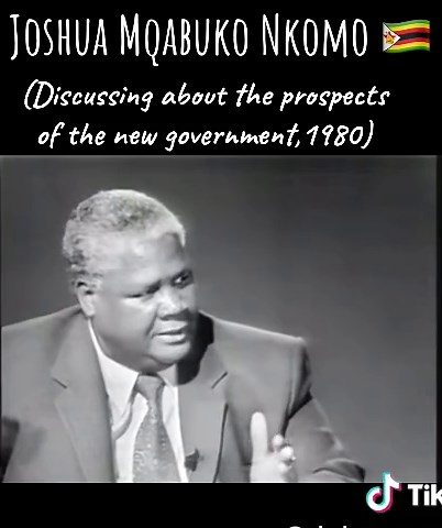 Mugabe y Nkomo: Formando un Gobierno de Coalición