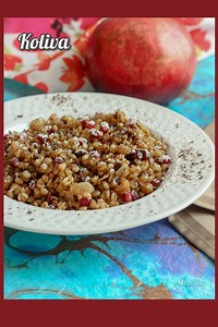 Koliva - a whole grain European dessert