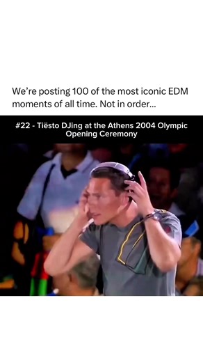 In 2004, Tiësto changed dance music history by becoming the first DJ ever to perform live at an Olympic Games during the Athens 2004 Summer Olympics Opening Ceremony. He played a 90-minute instrumental trance set as more than 10,000 athletes entered the stadium, with billions watching worldwide, bringing electronic music to the biggest stage on Earth. Tracks like “Adagio for Strings” and “Lethal Industry” proved EDM could carry emotion, scale, and global unity, marking a turning point where club
