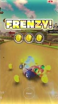 Mario kart tour with maxed DK JR (SNES) gameplay