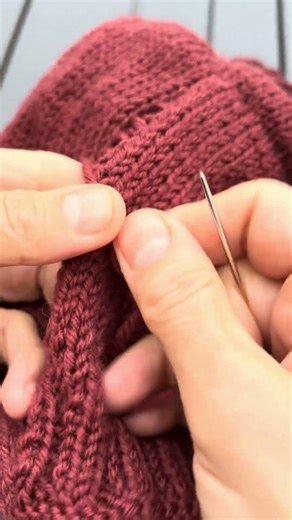 Mattress stitch #knitting