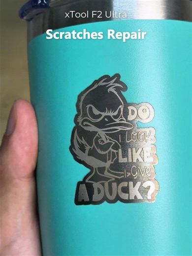 Revive Your Scratched Tumbler with xTool F2 Ultra