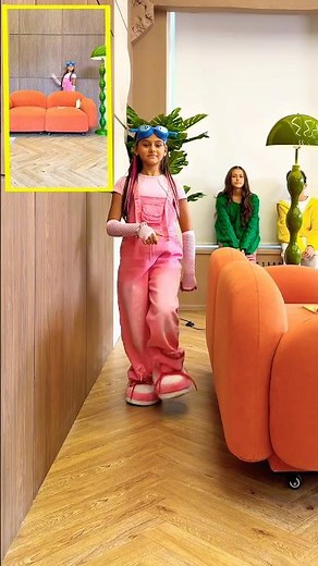 Level Down 🪜 Rate Our Stair skills 1-10 🤩 #youtuber #funny #yanachirkina #shortsviral #challenge