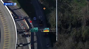 Houston Avenue Bridge above I-10 Katy Freeway hit again, this time by tall load