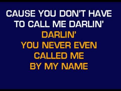 David Allan Coe - You Never Even Called Me By My Name karaoke