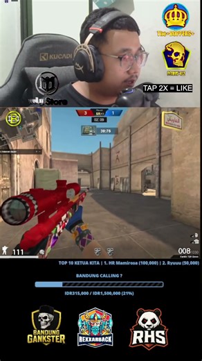 CLUTCH 1 VS 5 GOKILLL #pointblank #zeppeto