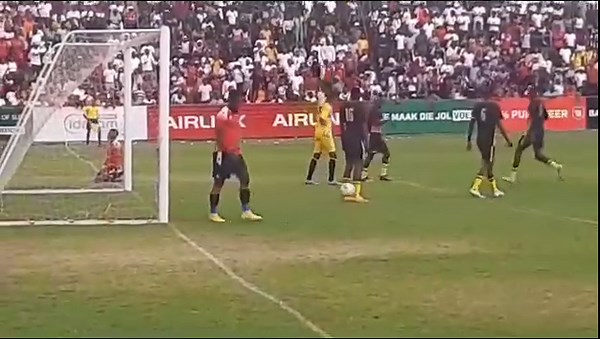 34K views · 720 reactions | All square...African Stars and Eshoke Chula Chula played to a one-all draw in the Debmarine NPFL league match at the Hage Geingob Stadium today. Willy Awilo Stephanus gave Stars the lead in the first half while Angolan national Bibi Joa equalised in the second half for Chula Chula in front of a capacity crowd. | New Era Newspaper | Facebook