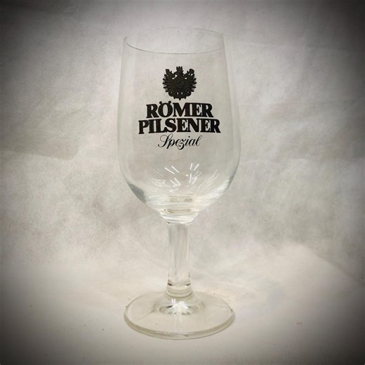 Romer Pilsner Spezial .3L Stem Beer Glass Clear Glass - 7" Tall