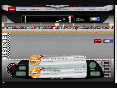 Nitro Type - Me Getting "God Mode" and "Epic Nitro User"... In The Same Race.