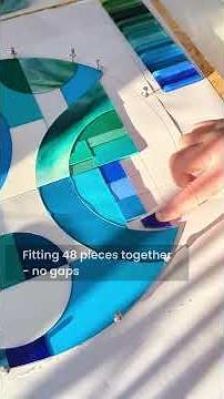 The story of a fused art glass bowl #glassart #artcollector