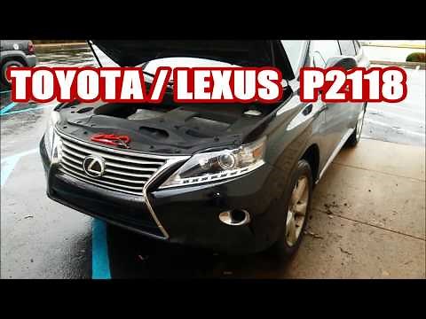 LEXUS RX350 P2118 wont accelerate ETCS also FUSE BOX LOCATION toyota rx