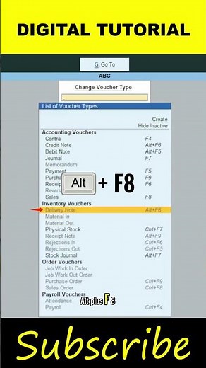 How to Enable and Create Delivery Challans in TallyPrime ‪@digitaltutorial425‬ #tally