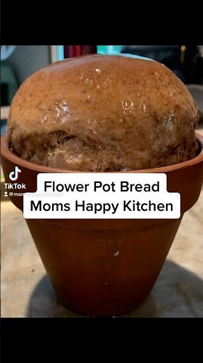 How to make bread in a flower pot