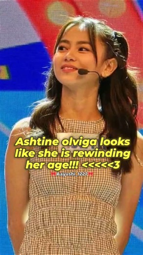 Ashtine olviga is rewinding her age 🔥🔥 #ashtineolviga #andresmuhlach #ashdres #aayushi_1227