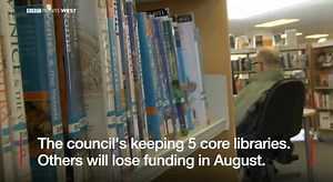 Swindon Council is cutting spending on libraries from £2.5m to £1.1m a year. What do you think about it? | BBC Bristol