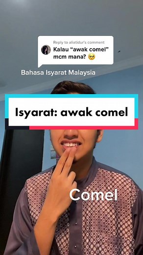 Tutorial Bahasa Isyarat Malaysia - Awak Comel 🥺