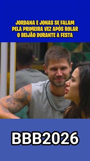 Jonas and Jordana speak for the first time after sharing a kiss during the Leader's Party 🤭👈 #SHORTS