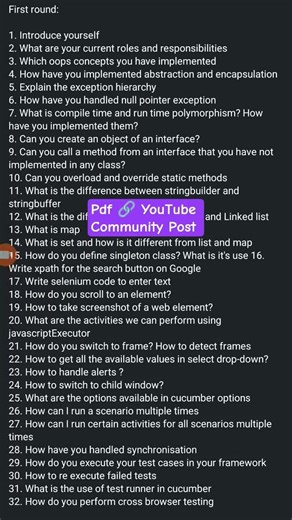 Infosys Interview Questions | Automation Testing | Selenium | Java | Manual Testing #interviewtips