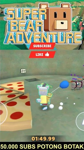 Main Super Bear Sendiri Masih Nunggu Support 😔 #likeandsubscribe #superbearadventure #shorts