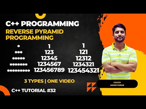 Pyramid Program in C++ Shape Printing C++ Programming In Hindi