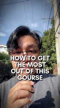 How to Get the Most Out of This Course