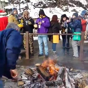 38K views · 692 reactions | We visited Schell's Brewery in New Ulm, MN yesterday for the 30th annual Bock Fest. Bonfire attendants will warm up your beer with a red hot poker, creating a smooth mouthfeel and a toasted marshmallow flavor. | All About Beer Magazine | Facebook