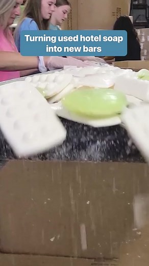 What happens to the used soap you leave behind after your hotel stay? #Hotels #Recycling #Sustainability