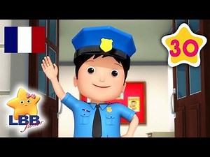 Chanson de la Police! | Compilation de Comptines | Berceuses | Little Baby Bum Junior en Français