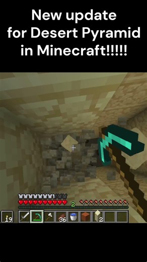 New update for Desert Pyramid in Minecraft!!!!!