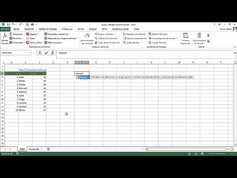 Listas y Rangos Dinámicos en Excel