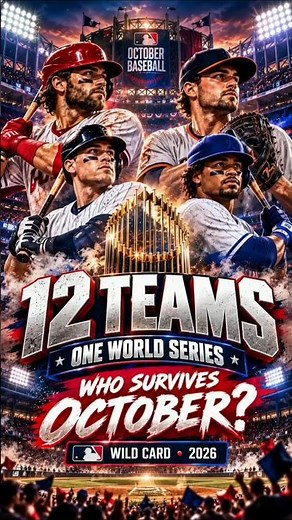 ONE World Series. 12 MLB Teams. October Starts NOW! ⚾🔥 #octoberbaseball