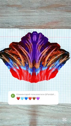 ❤️🩵💙color mix ❤️🤎💜 #shortvideo #glamour #drawing #satisfyling #fairyqueen #painting