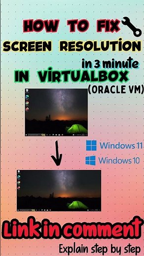 How to fix Screen Resolution in Virtualbox (OracleVM) 2023