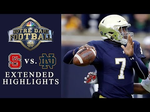 NC State vs. Notre Dame EXTENDED HIGHLIGHTS | NCAA Football | NBC Sports
