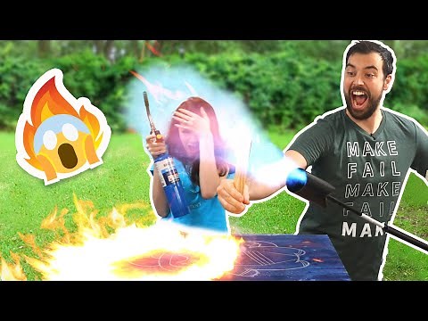 Using a Flamethrower... for Art?