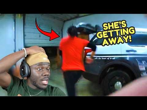 THESE DESPERATE WOMEN TRY FLEEING POLICE!