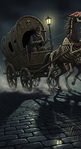 153K views · 4.8K reactions |  La Carreta Siniestra En las madrugadas más oscuras, el silencio se quiebra con un arrastre lúgubre que hiela la sangre.  Nadie se atreve a asomarse… porque lo que avanza por esas calles no pertenece a este mundo. #relatosdeterror #leyendasmexicanas #terrorsobrenatural #historiasdeterror #cuentosdeterror | El Portal 11-13 - LSYT | Facebook