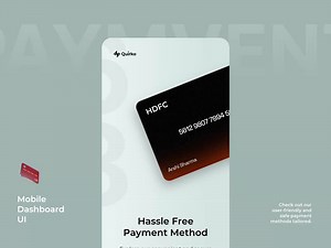 Mobile Dashboard UI with Smooth Interactions