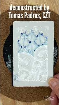 Winter Tangles Episode 5 Practice tiles for created using the Zentangle® Method. #zentangle
