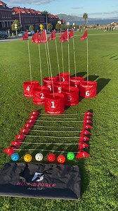 ⛳️ Up your golf game at home with Bucket Golf Game, America’s hottest outdoor golf game.🏌🏽‍♀️ 🎉 Great golf game for get-togethers, the beach, the pool, backyard bbq’s. BucketGolf is a portable par 3 golf course that allows you to play “real golf” anytime. It’s portable, lightweight and convenient. Great for everyone from scratch players to starters. 🙋🏻‍♂️ Say goodbye to long rounds, high scores & lost balls and hello to custom course design, full swings, birdies bogies and endless amounts o