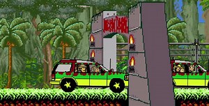 8 Bit Olarak Hazırlanmış Jurassic Park